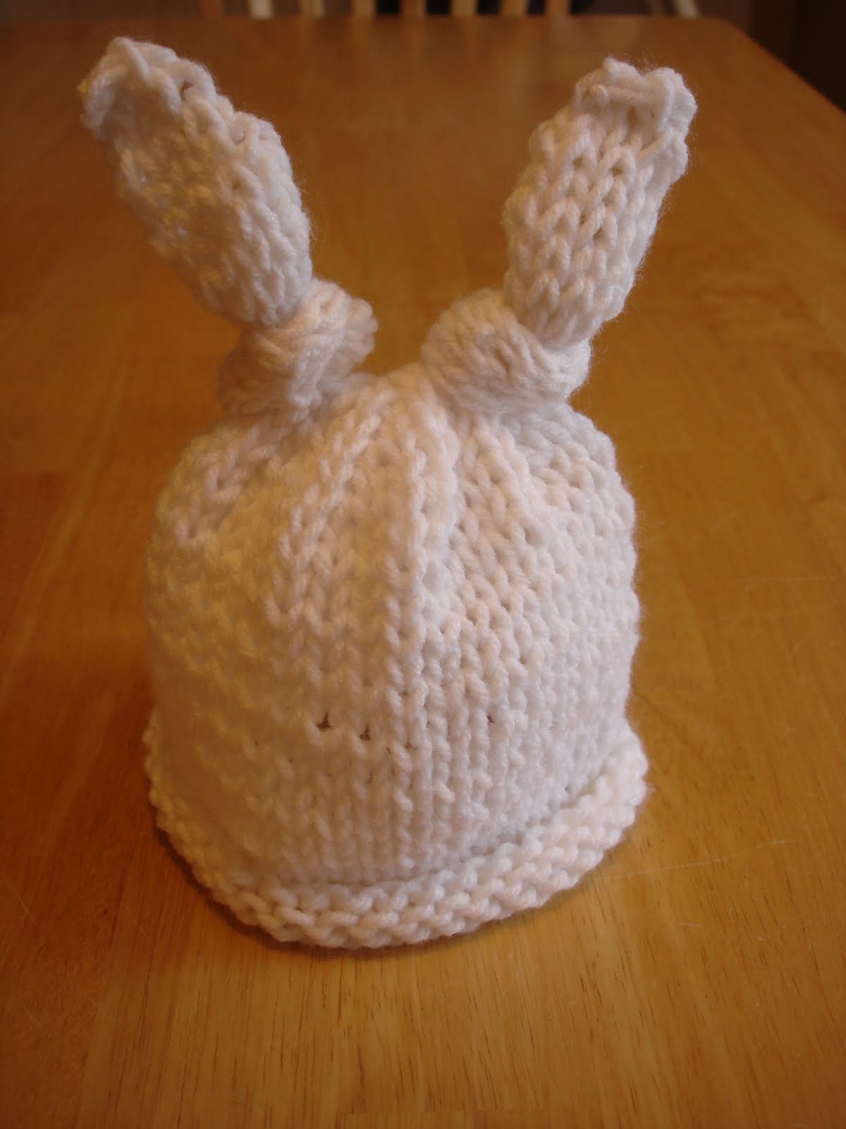 Bunny Ears Hat Knitting Pattern