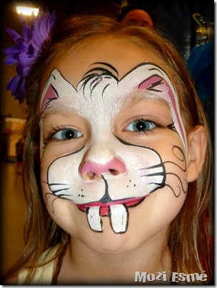 Bunny Rabbit Face Painting Kids