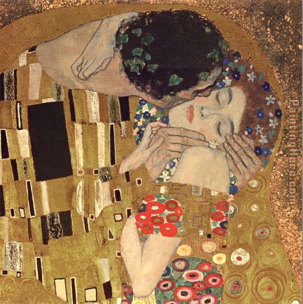 Gustav Klimt Paintings The Kiss