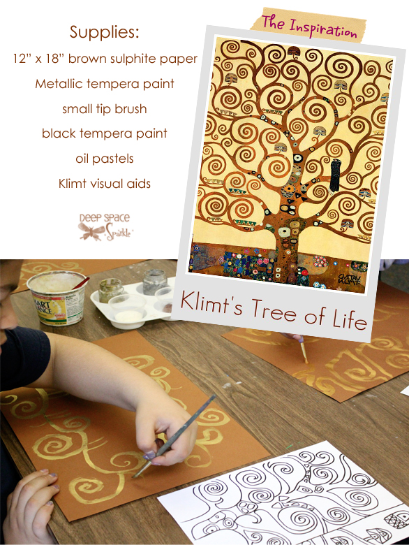 Gustav Klimt Tree Of Life For Kids