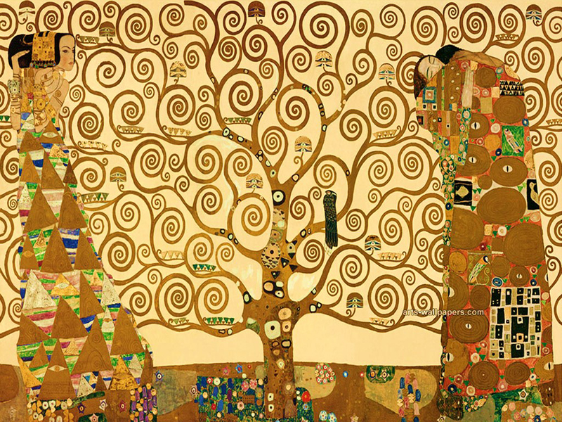 Gustav Klimt Tree Of Life Original