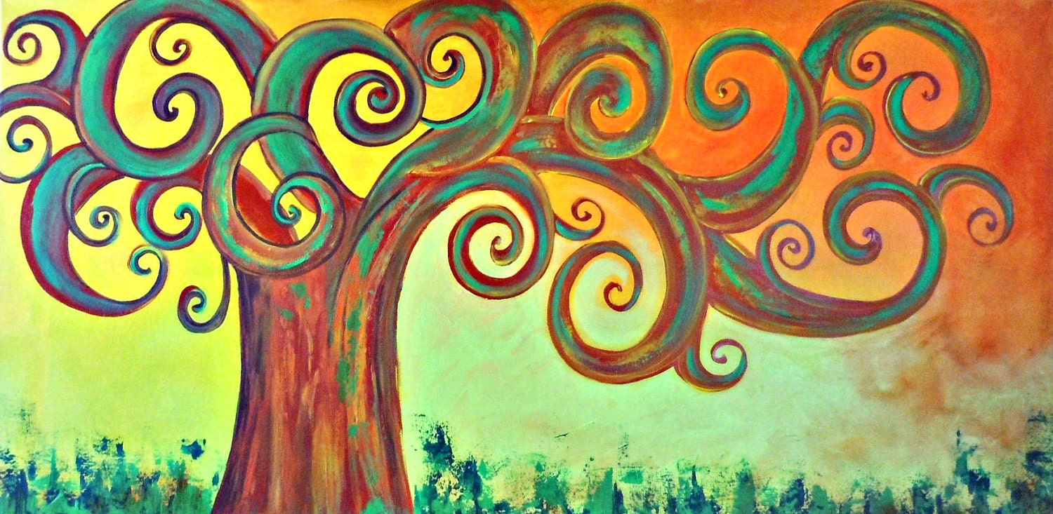 Gustav Klimt Tree Of Life Original