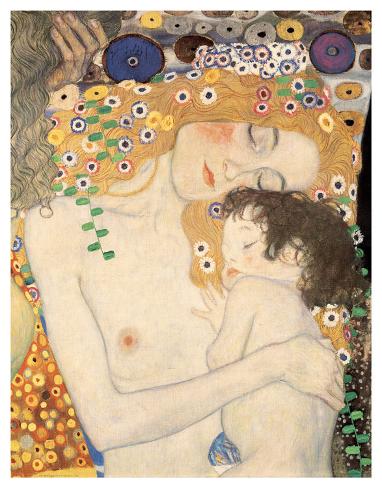 Klimt Mother And Child Poster